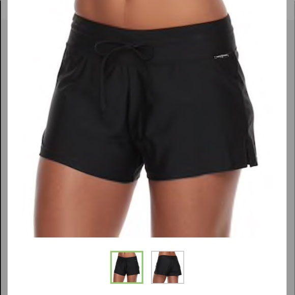 ZeroXposur Other - Women’s ZeroXposur Solid Swim Shorts Black 16 NWT